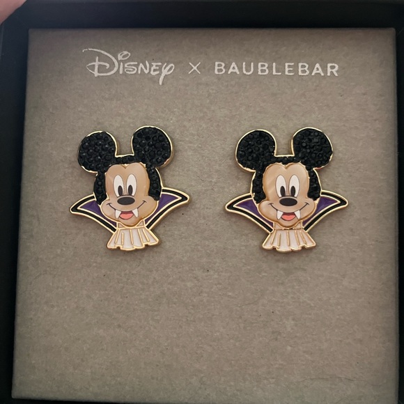 Baublebar Disney Mickey and Minnie Halloween Earrings - Picture 2 of 7
